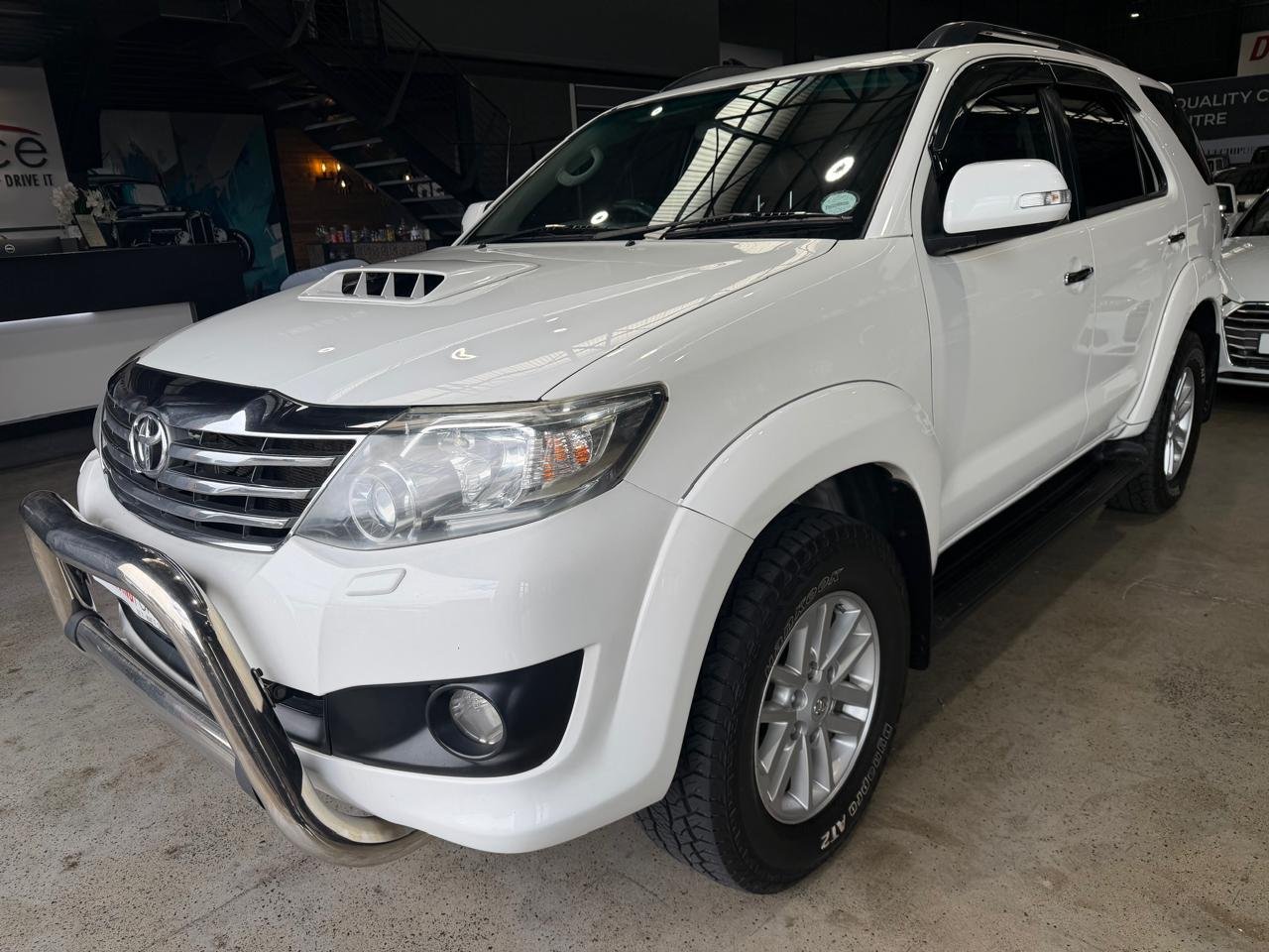 2014 Toyota Fortuner FORTUNER 3.0D-4D R/B in White, for sale at Driving Force Cape Town