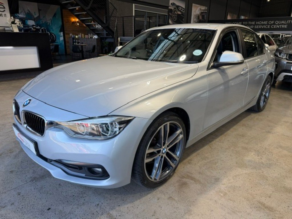2018 BMW 320d 320D SPORT LINE A/T (F30) in Silver, for sale at Driving Force Cape Town